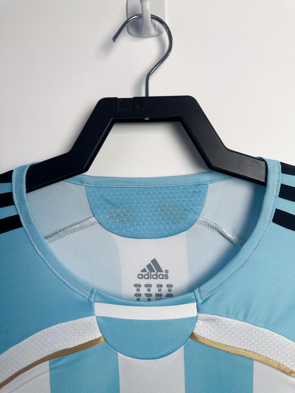2006 Retro Long Sleeve Argentina National Team Home Jersey 1:1 Thai Quality