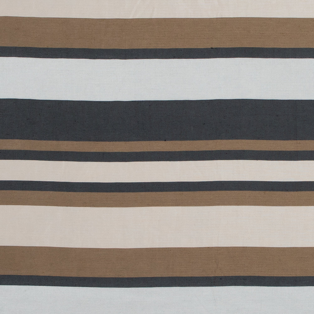 Spiced Latte Barcode Striped Rayon Shantung - Joann Fabrics