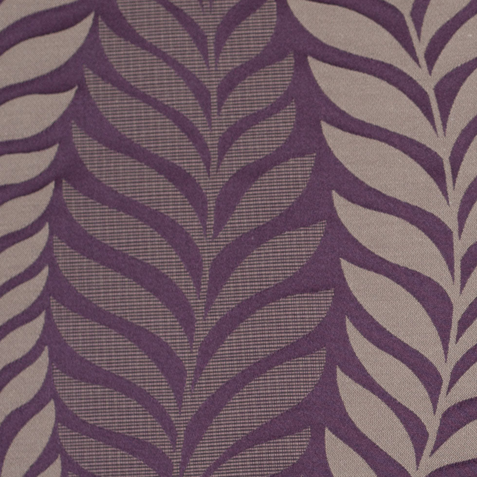 Plum and Taupe Leaves Satin Jacquard - Joann Fabrics
