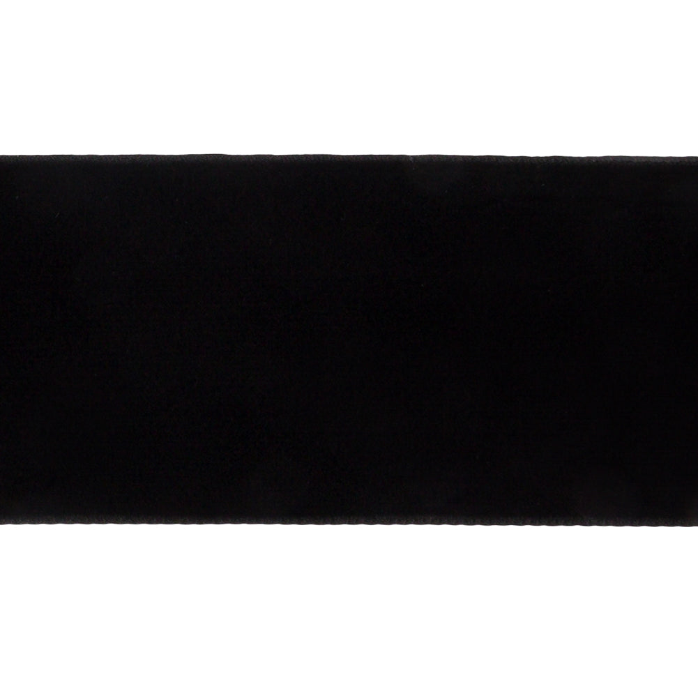 Japanese Black Rayon Velvet Ribbon - 1.5