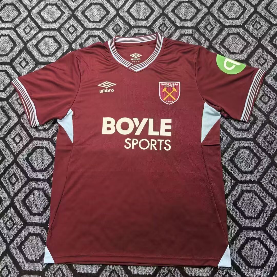2025/2026 West Ham United Home Football Jersey 1:1 Thai quality