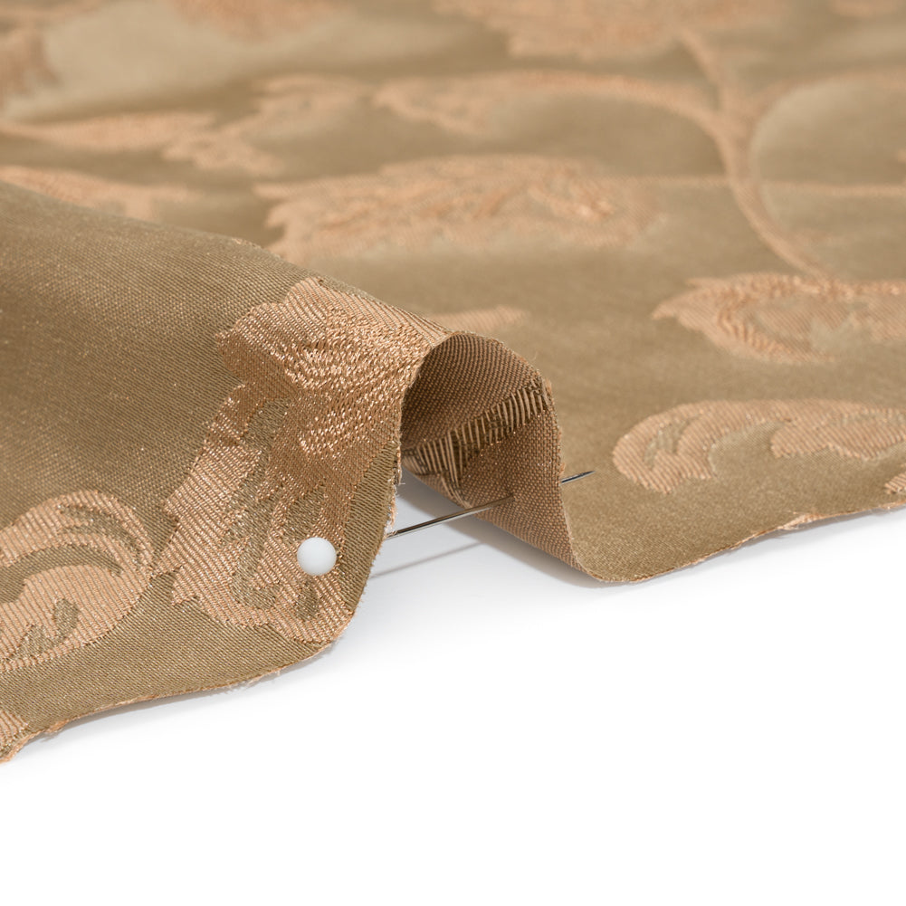 Victorian Gold/Taupe Geometric Taffeta - Joann Fabrics