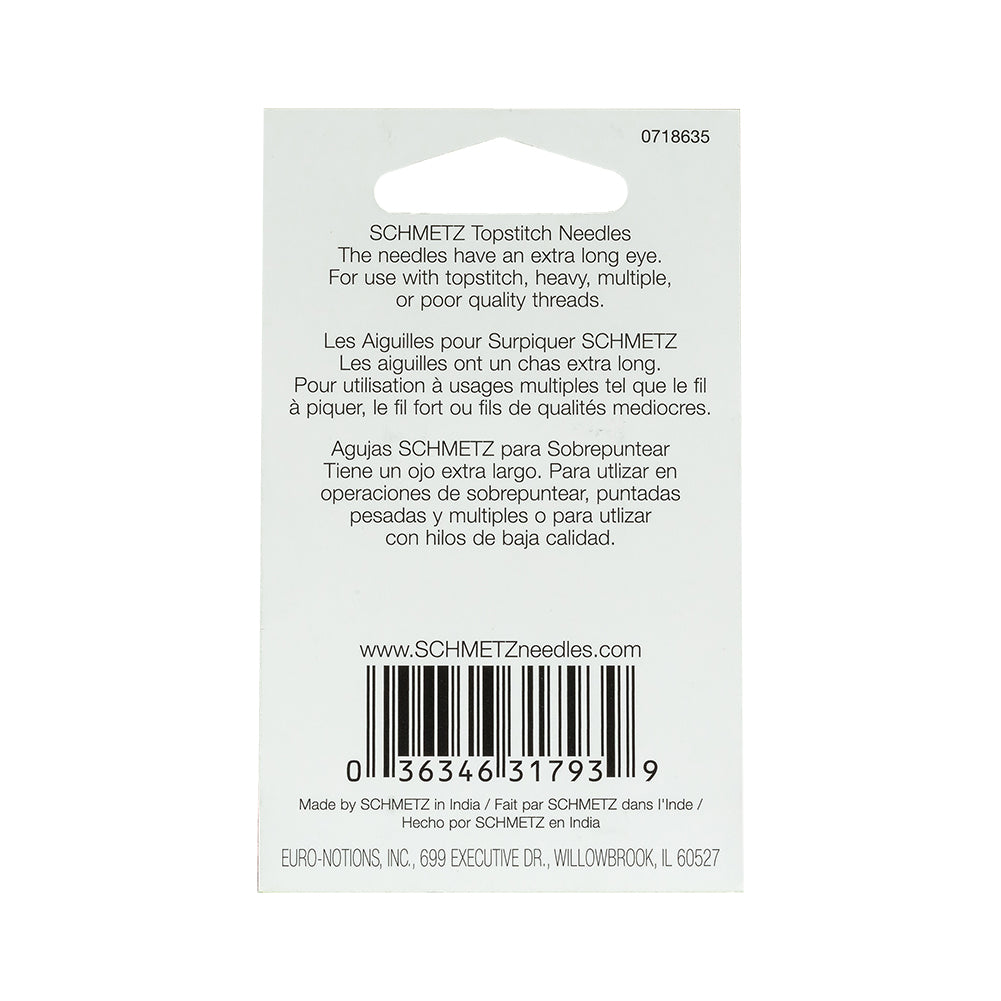 Schmetz Topstitch Machine Needles - 90/14 - 5 ct - Joann Fabrics