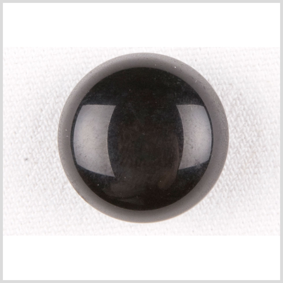 Plastic Shank Back Button - 30L/19mm - Black Dome Shaped - Joann Fabrics