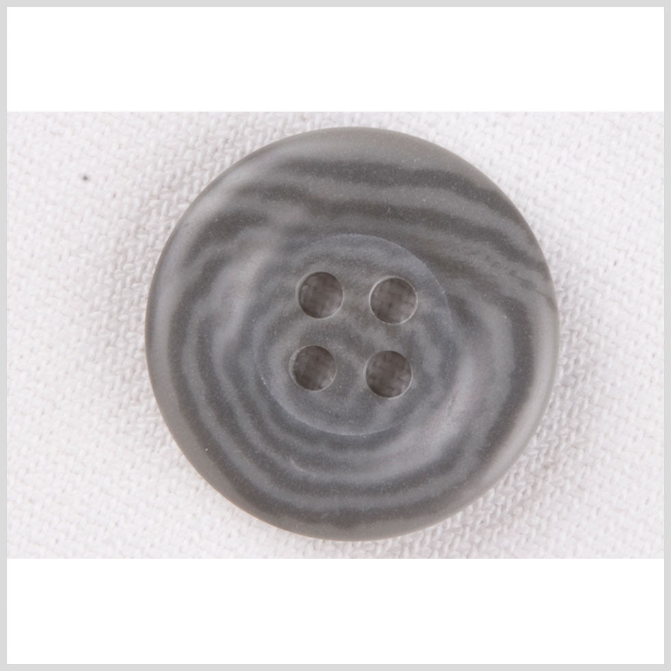 Plastic 4-Hole Button - 36L/23mm - Dark and Light Gray Spiral - Joann Fabrics