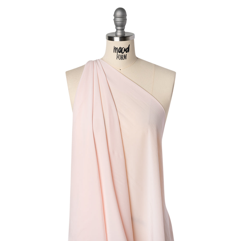Viscose Crepe de Chine - Light Pink - Famous Australian Designer Deadstock - Joann Fabrics