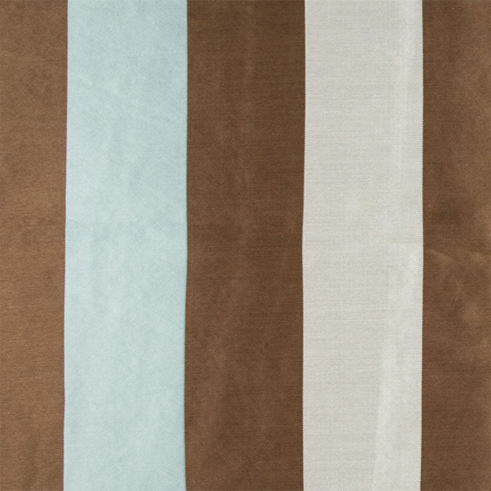 Silver/Chocolate/Silver Blue Stripes Woven - Joann Fabrics