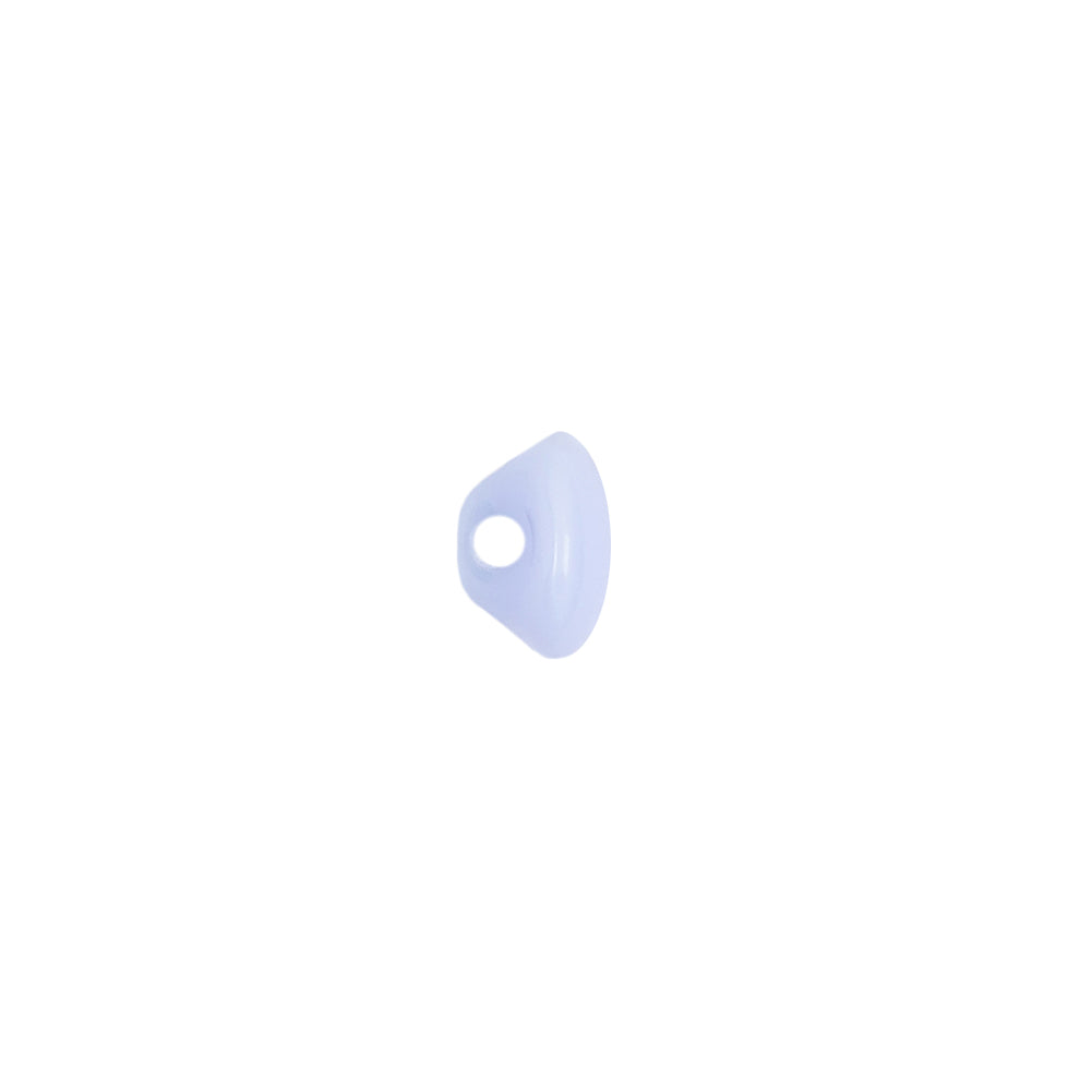 European Light Blue Self Back Glass Button - 14L/9mm - Joann Fabrics