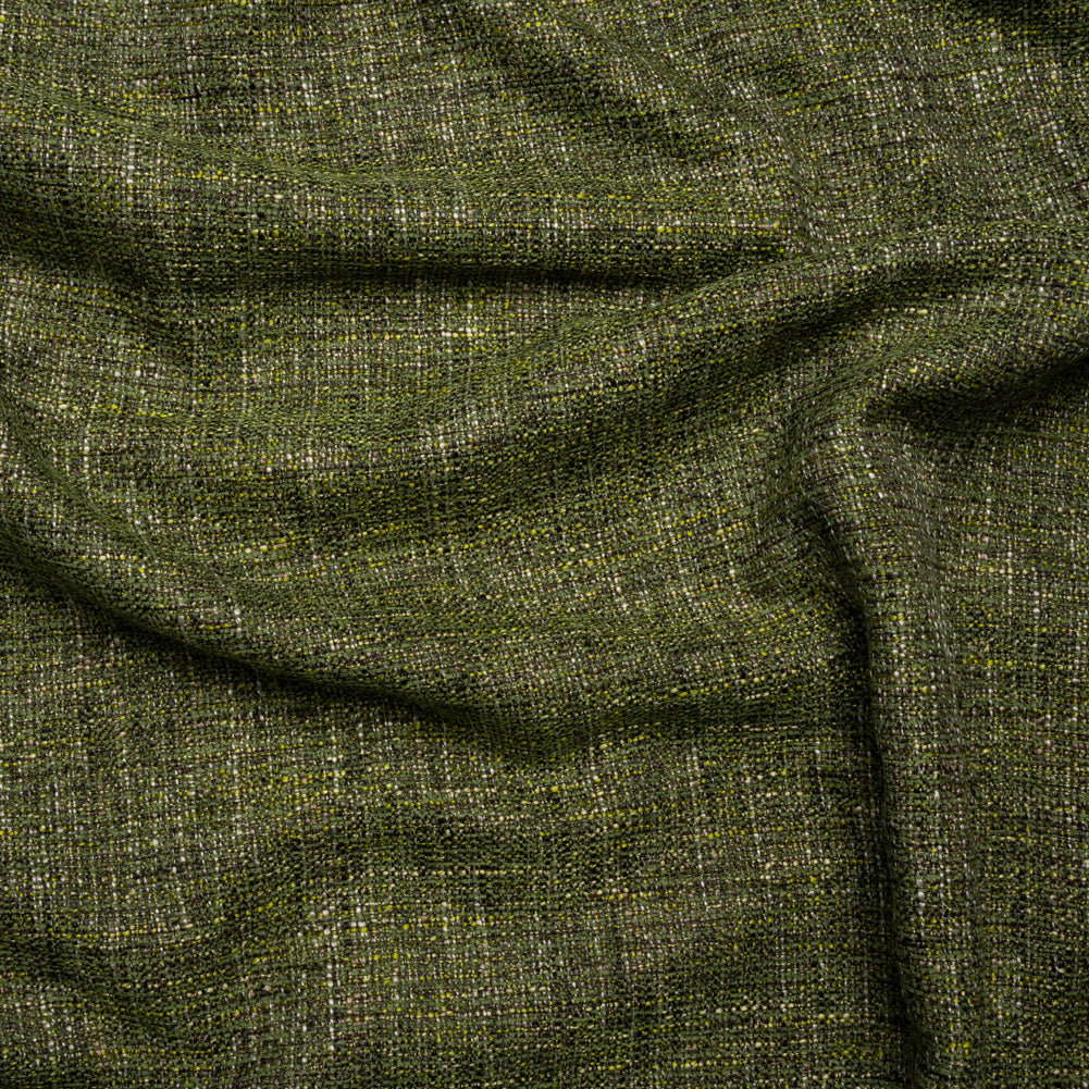 Tweed Upholstery Woven with Latex Backing - Emerald - Heath Collection - Joann Fabrics