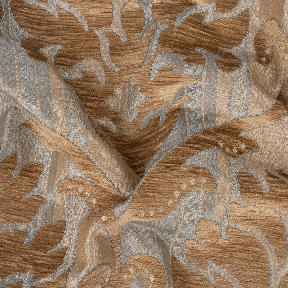 Driftwood/Duck Egg Damask Chenille - Joann Fabrics