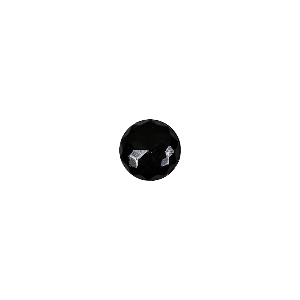 Black Faceted Shank Back Glass Button - 12L/7.5mm - Joann Fabrics