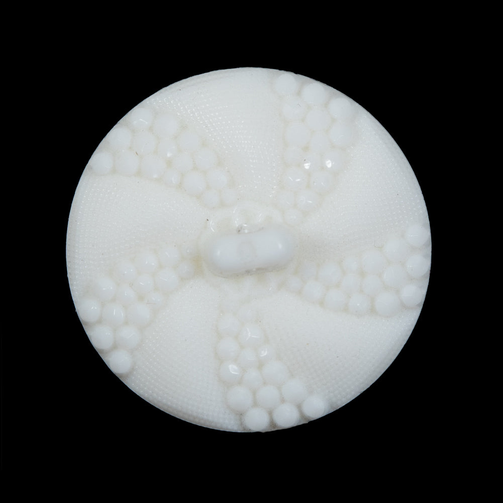 White 2-Side Bevel Cut Nylon Shank Back Button - 44L/28mm - Joann Fabrics