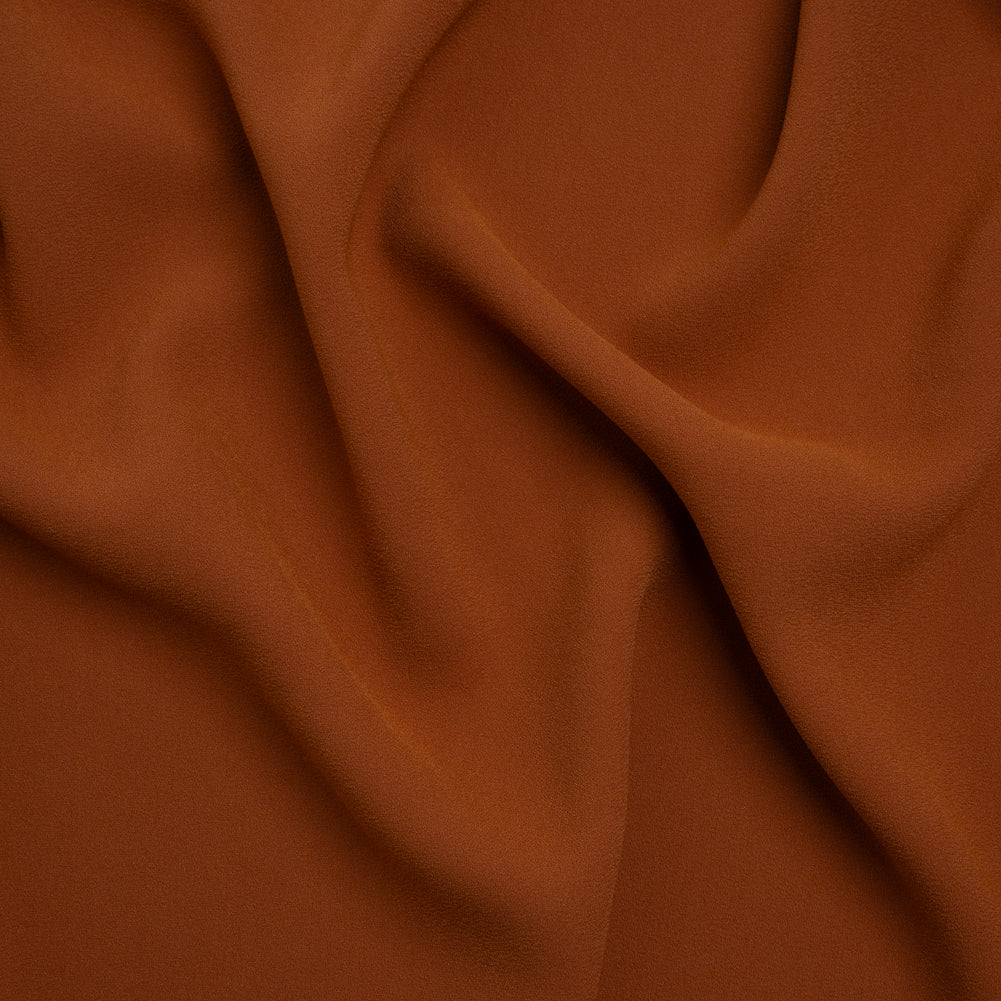 Stretch Polyester Crepe by Alex Perry - Bronze - Designer Deadstock - Joann Fabrics