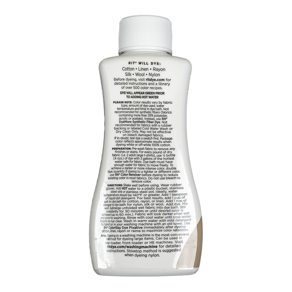 Rit All-Purpose Liquid Fabric Dye - Taupe - 8oz Bottle - Joann Fabrics