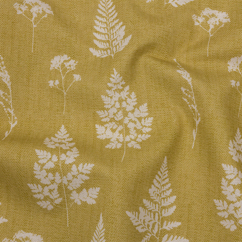Cotton Canvas Print - Pollen Botanical Silhouettes - British Imported - Joann Fabrics