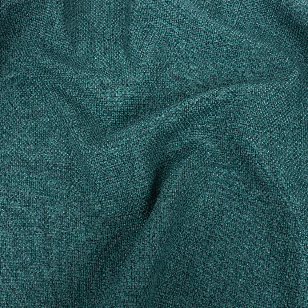 Petrol Basketwoven Polyester and Cotton Home Decor Fabric - Joann Fabrics