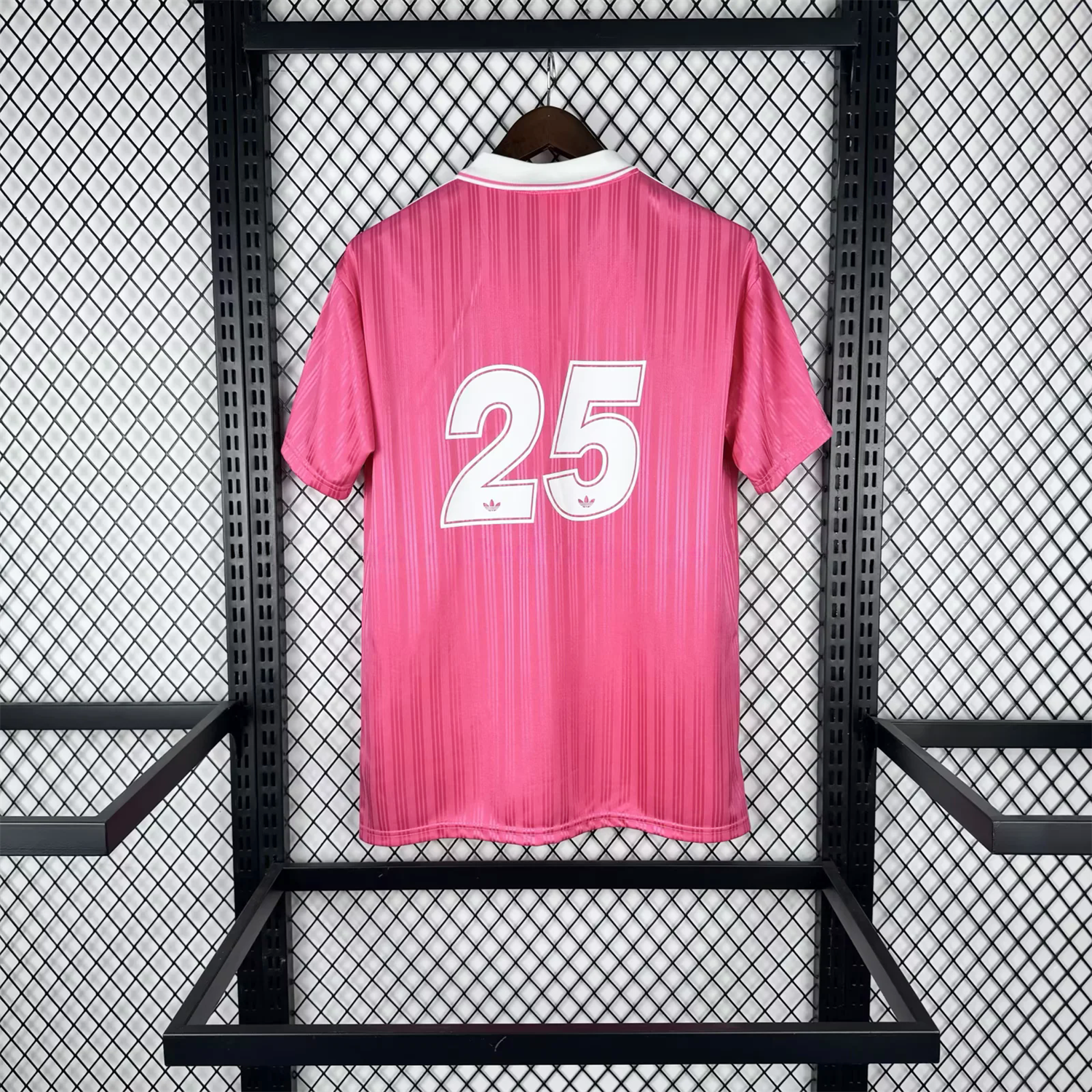 Bohemian 25-26 Oasis Originals Tour White Sponsors Pink Jersey With Number 25 - Fans Version - UnitedFutballJersey