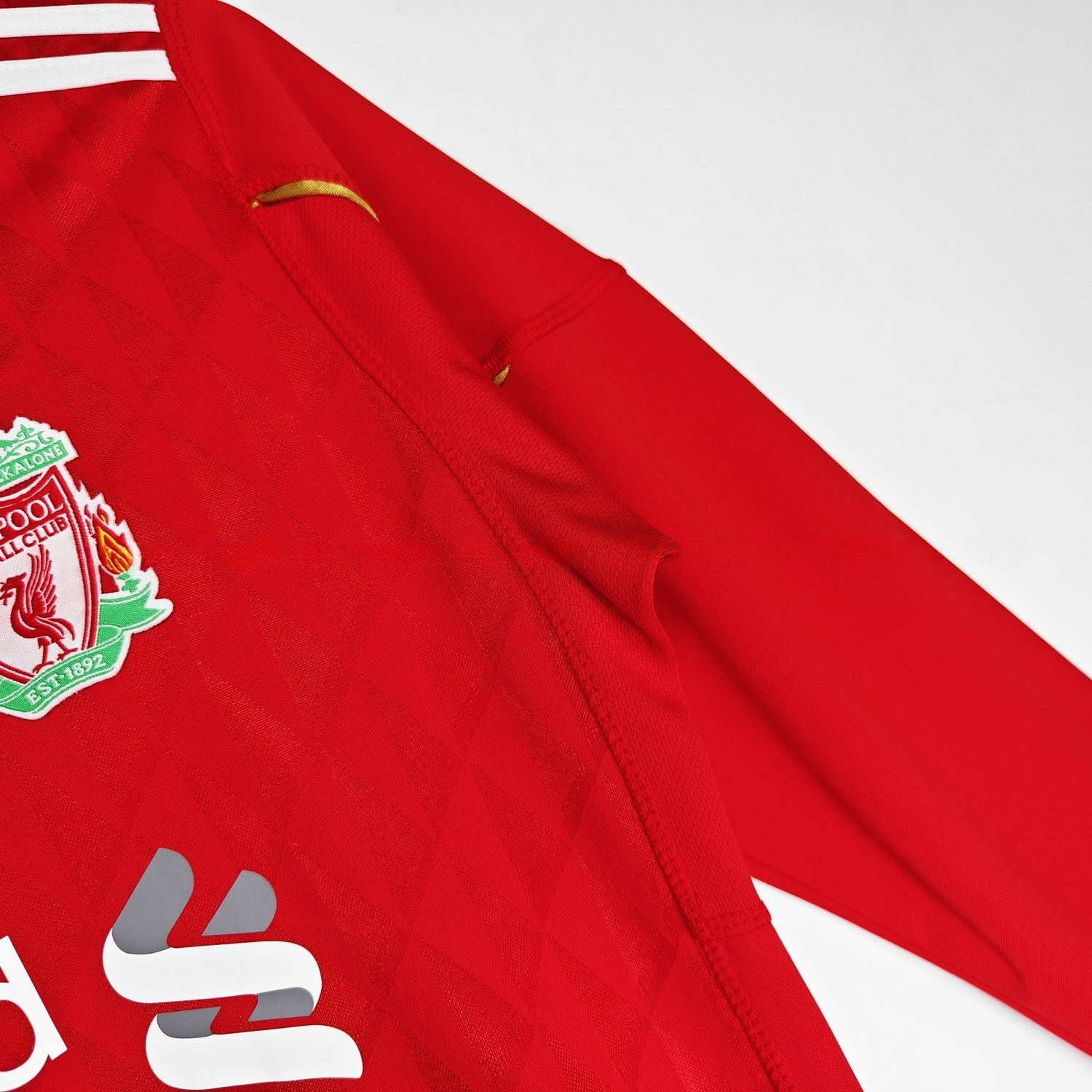 Retro Liver.pool 2010-11 Home Long Sleeves Jersey - UnitedFutballJersey
