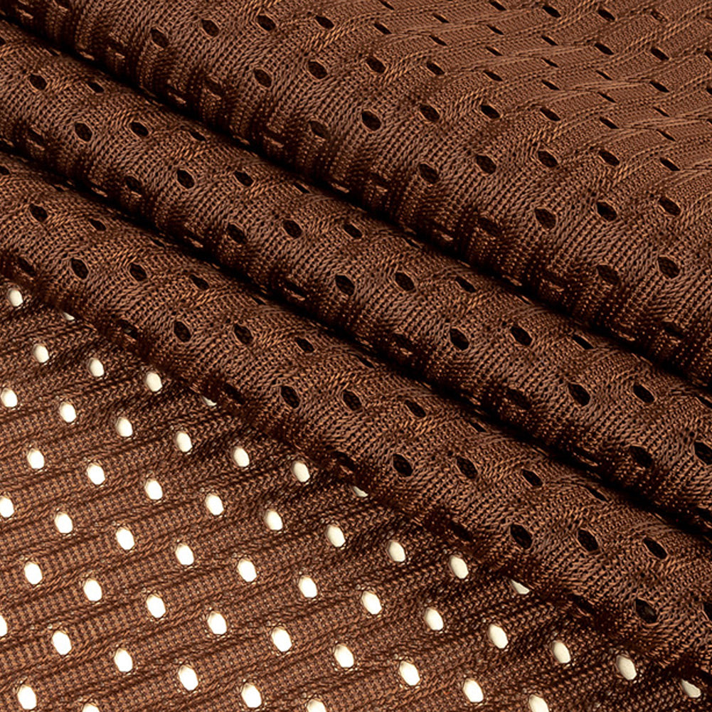 Polyester Athletic Mesh - Brown - Heracles Collection - Joann Fabrics