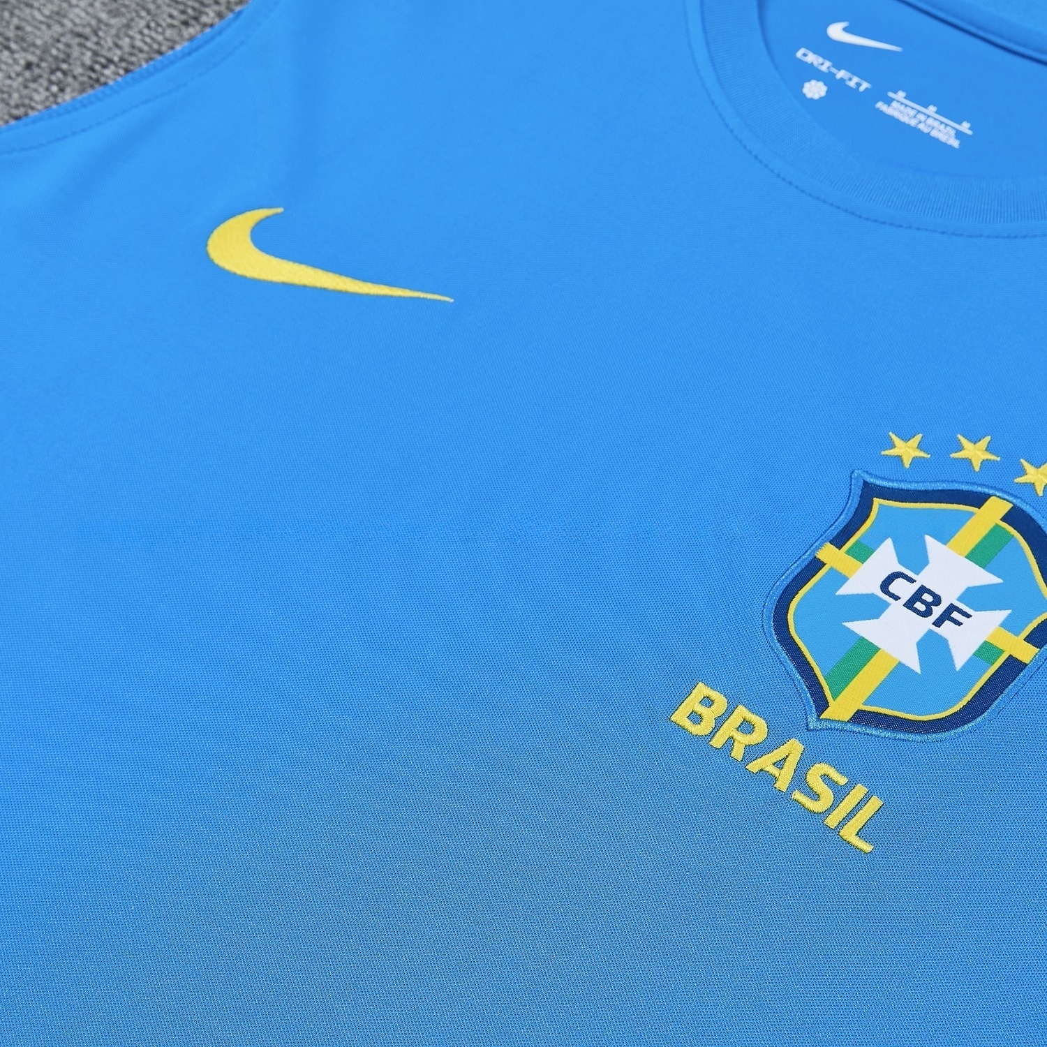 Brazil 2026 Vest Training Set - Blue Vest and Dark Green Shorts - UnitedFutballJersey
