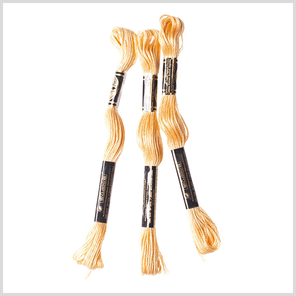 3-Pack DMC Size 6 Embroidery Floss #676 Mimosa - Joann Fabrics