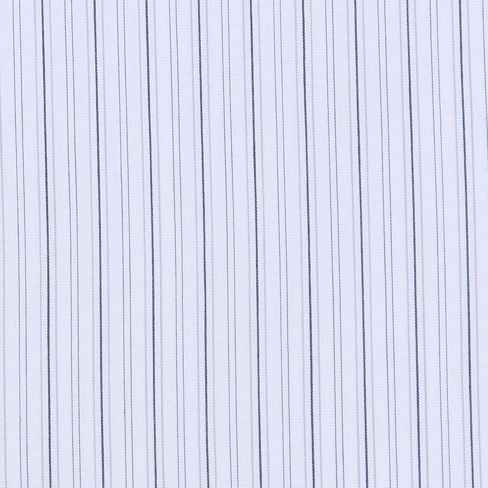 Cool White Striped Stretch Cotton Shirting - Joann Fabrics