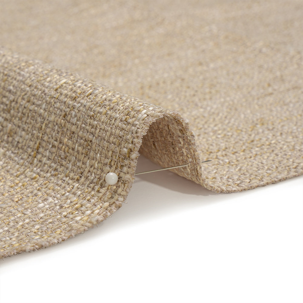Tweed Upholstery Woven with Latex Backing - Beige - Heath Collection - Joann Fabrics