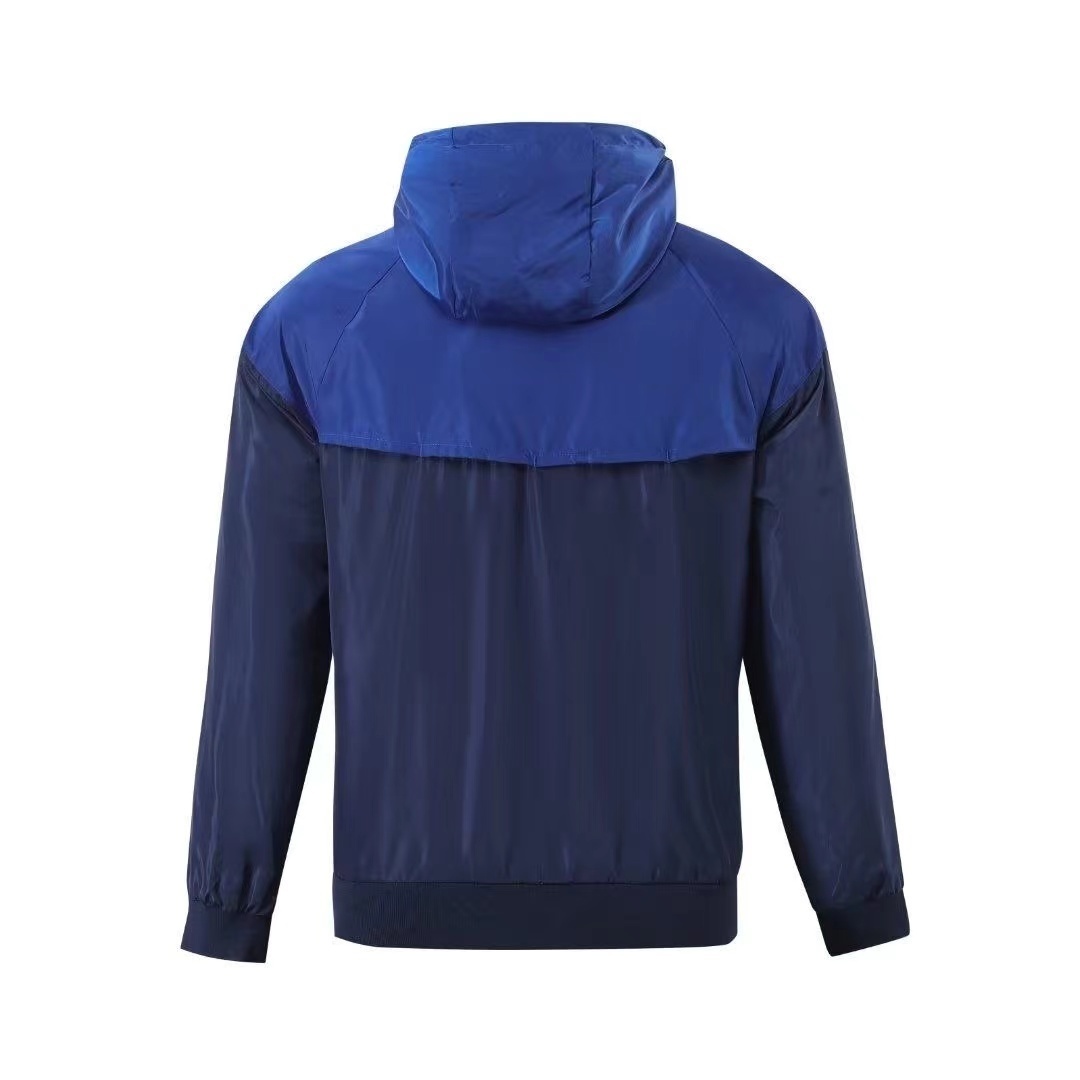 2025/2026 Barcelona Windbreaker Dark blue color matching Jersey 1:1 Thai Quality
