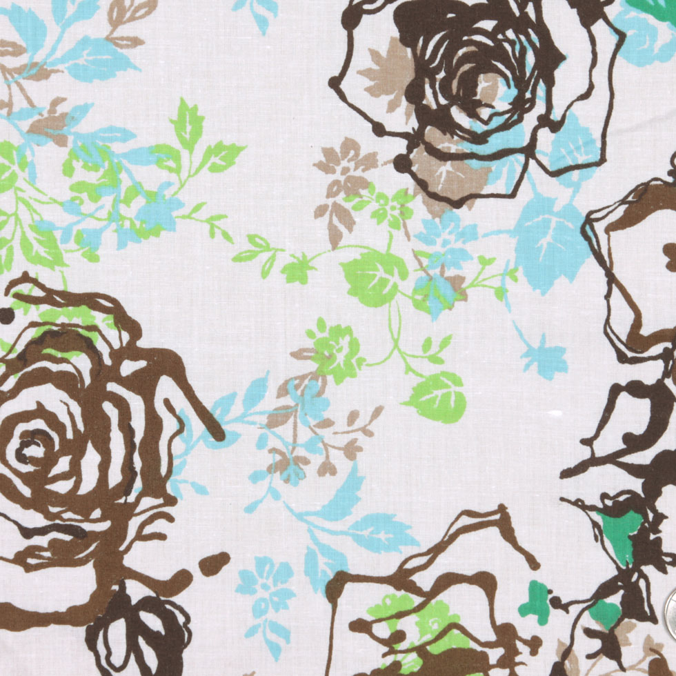 Multicolor Floral Cotton Batiste - Joann Fabrics