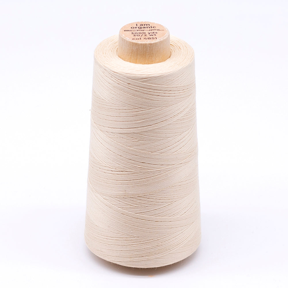 SCANFIL® 30wt Organic Pima Cotton Thread 3000 yd Cone - 4851 Shortbread - Joann Fabrics
