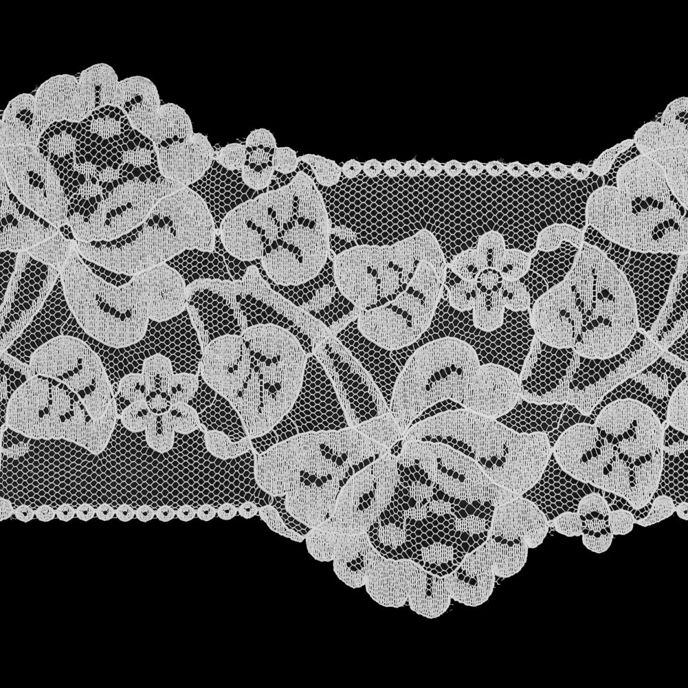 Off-White Floral Lace Trim - 6