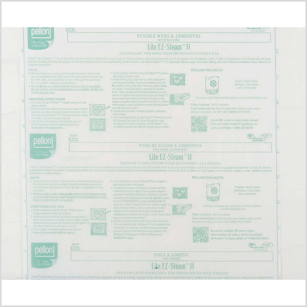 Pellon Lite Two-Sided Fusible Web w/ Paper Backing - Joann Fabrics