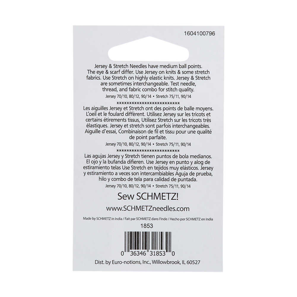 Schmetz Knit and Stretch Combo Machine Needles - Assorted Sizes and Types - 5 ct - Joann Fabrics