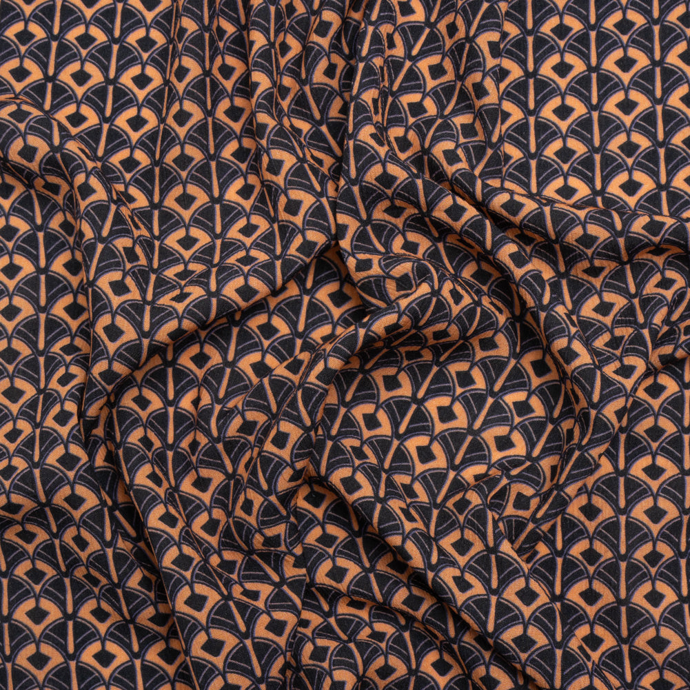 Mood Exclusive Columns and Arches Crinkled Gauzy Viscose Crepe - Joann Fabrics