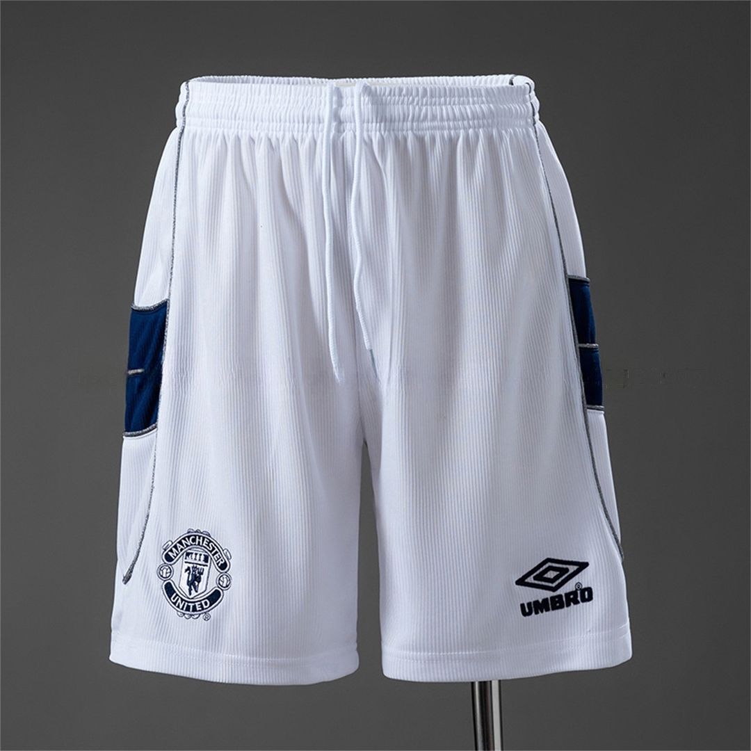 Retro Manchester United 1999-00 Home Shorts - UnitedFutballJersey