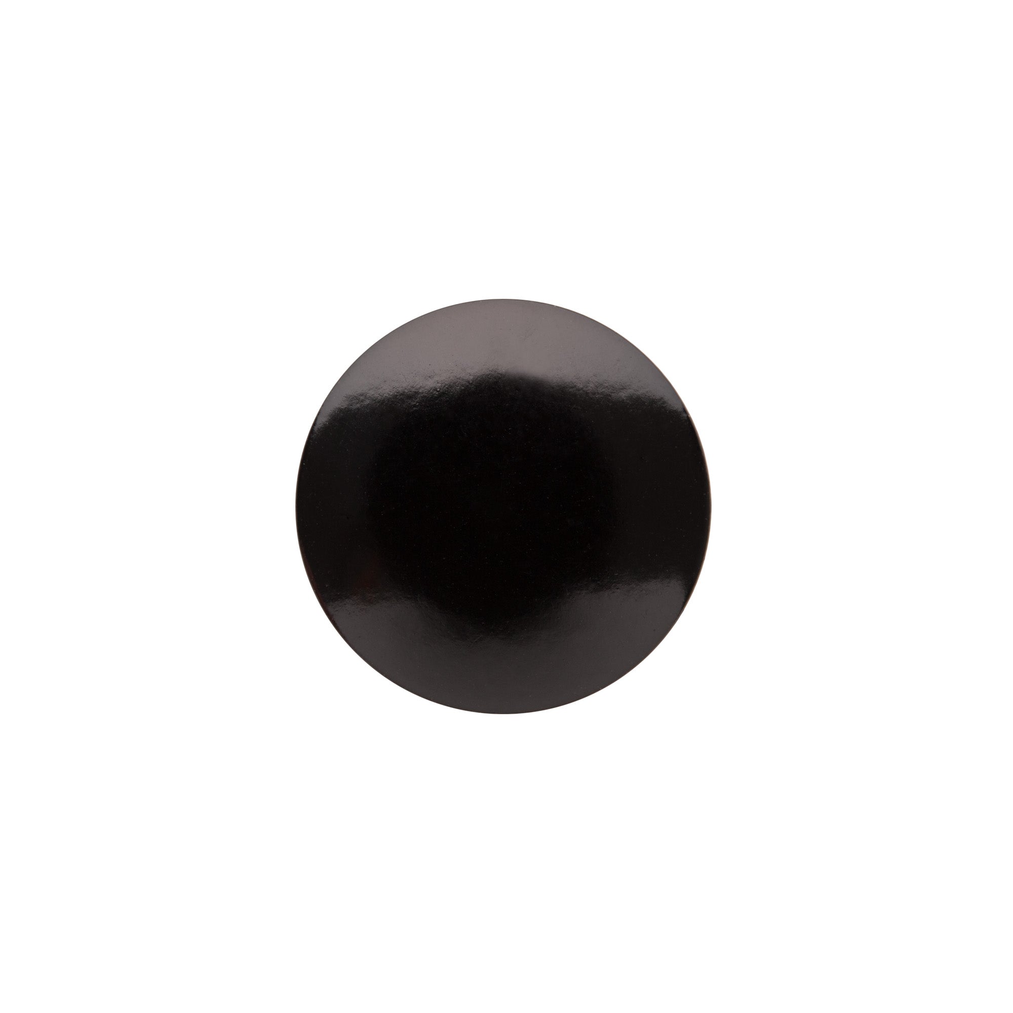 Italian Black Zamac Shank Back Button - 36L/23mm - Joann Fabrics