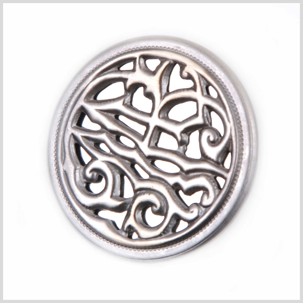 Gray Brass Metal Button - 24L/15mm - Joann Fabrics