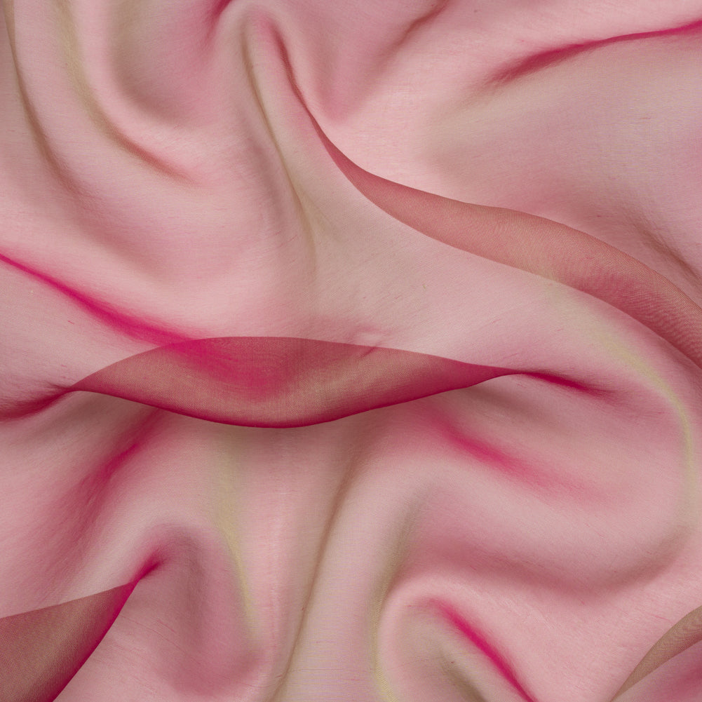 Chiffon-Like Silk Voile - Berry and Key Lime Iridescent - Adelaide Collection - Joann Fabrics