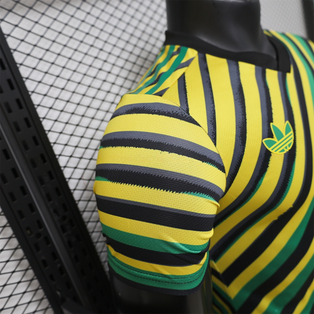 Jamaica 2026 Yellow-Green Twill Jersey - Player Version - UnitedFutballJersey