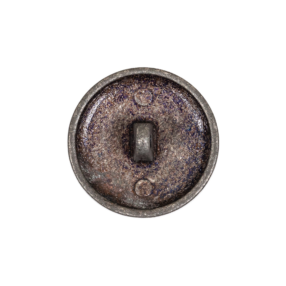 Italian Blue Silver Shank Back Metal Button - 36L/23mm - Joann Fabrics
