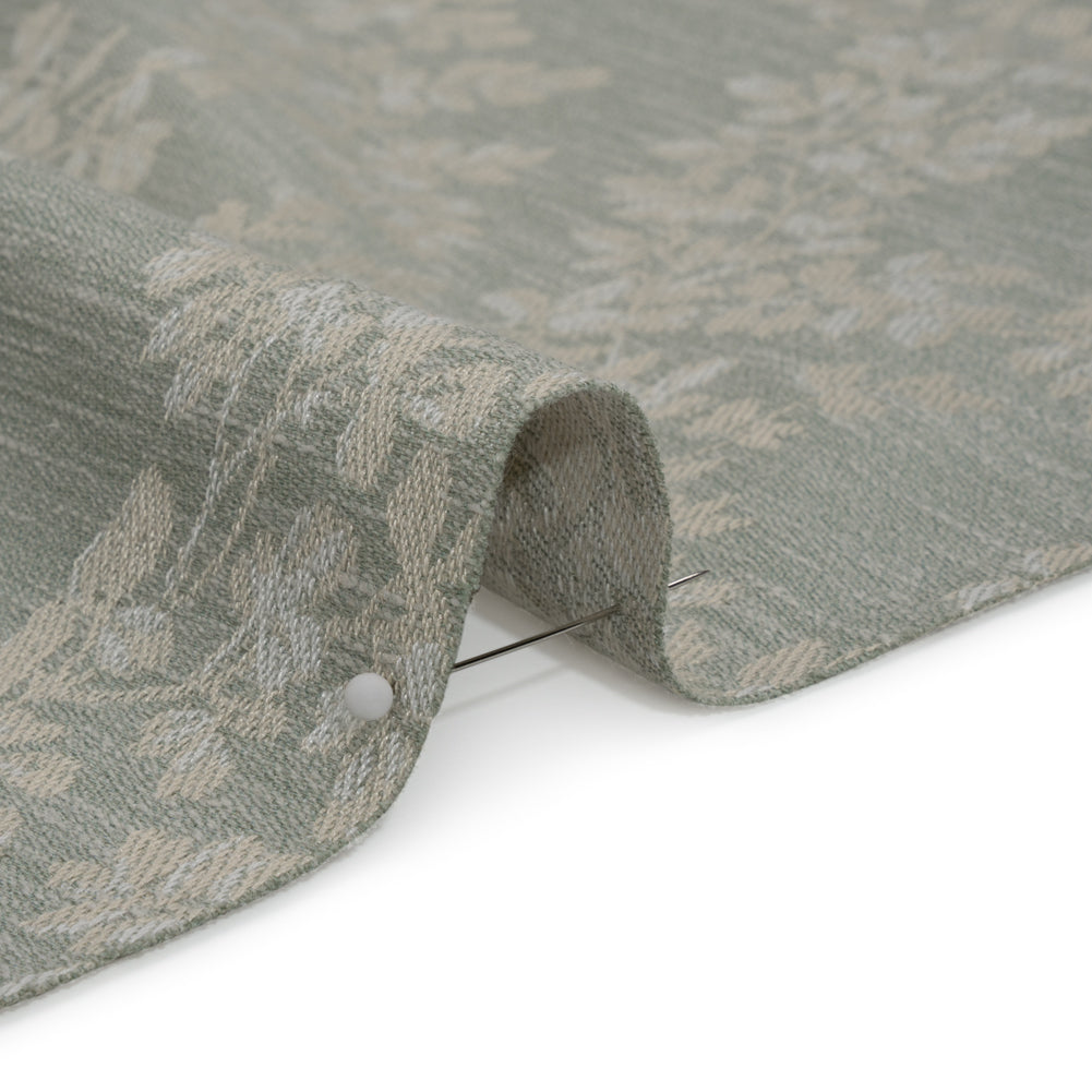 Drapery Jacquard - Sage Leaves on the Vine - British Imported - Joann Fabrics