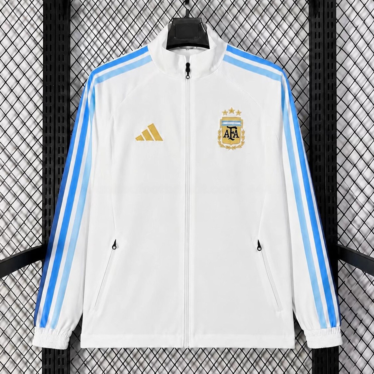 Argentina 2026 White Blue Anthem Windbreaker - UnitedFutballJersey
