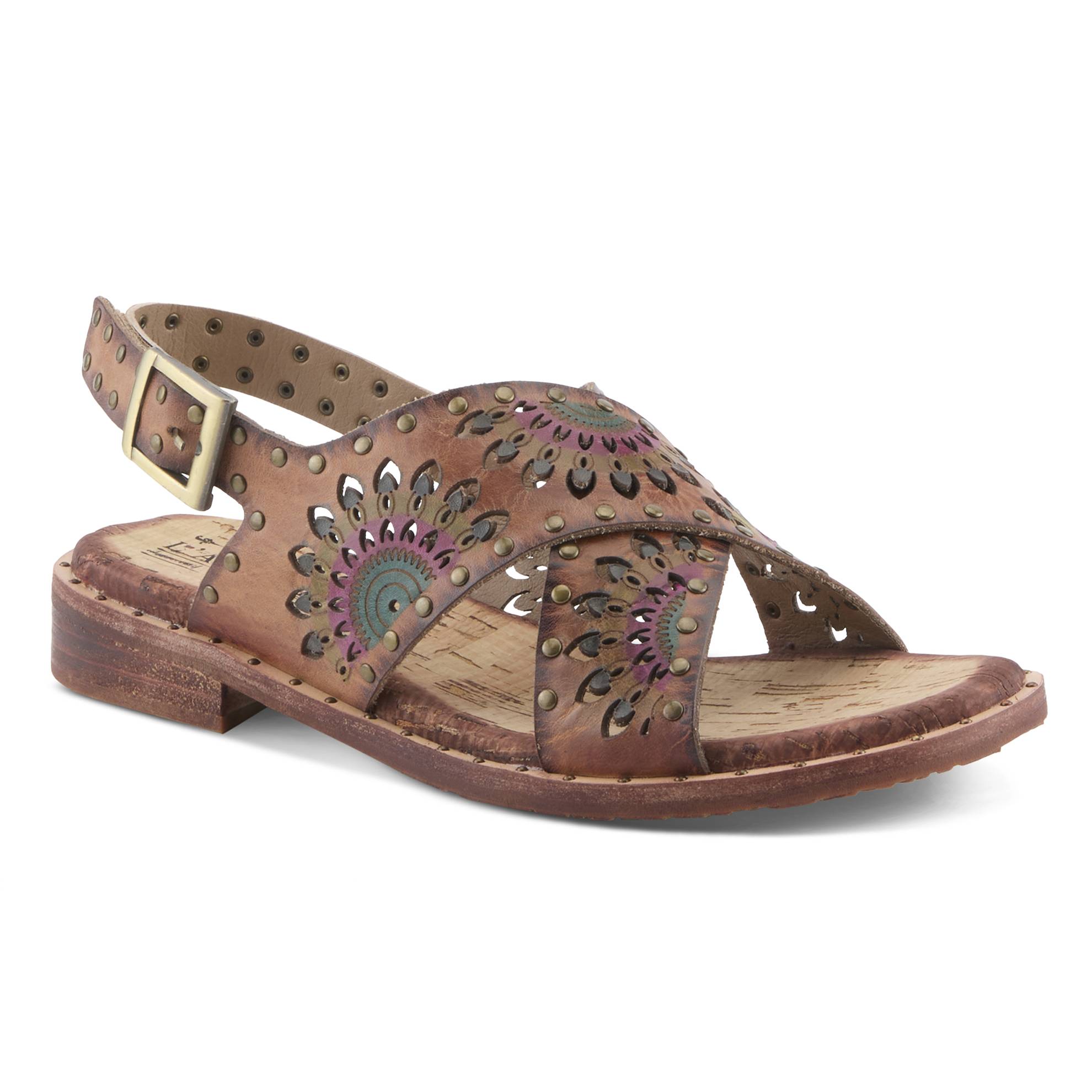 Crossroads Leather Sandal, L'Artiste by Spring Step® - Northstyle Catalog