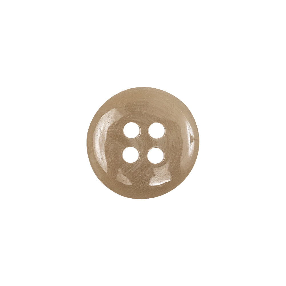 Buttermilk Beige 4-Hole Low Convex Top Plastic Button - 24L/15mm - Joann Fabrics