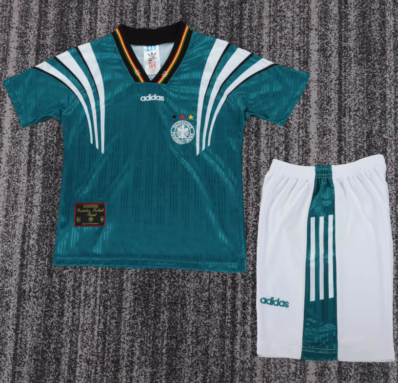 1996 Retro Germany Away Football Jersey 1:1 Thai Quality Kids Size
