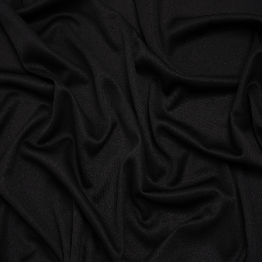 Polyester Pongee Knit Lining - Black - Luca Collection - Joann Fabrics