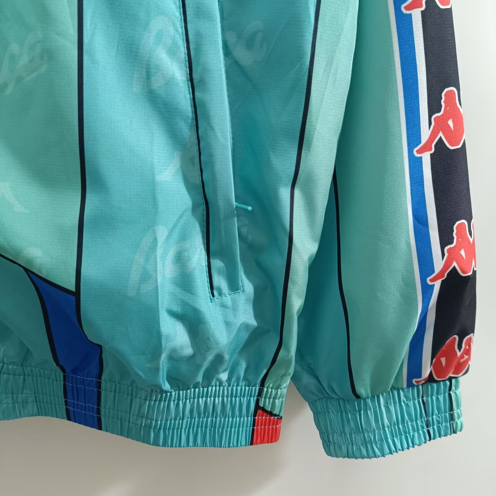 1996/1997 Retro Barcelona Windbreaker Green Jersey 1:1 Thai Quality
