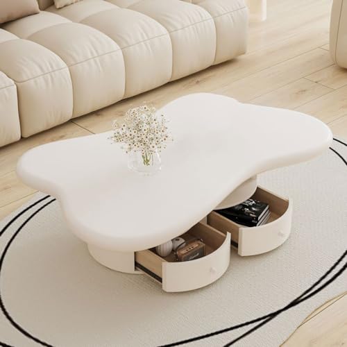 Cloud Coffee Table Cream Style Coffee Table Simple Special-Shaped Small ...