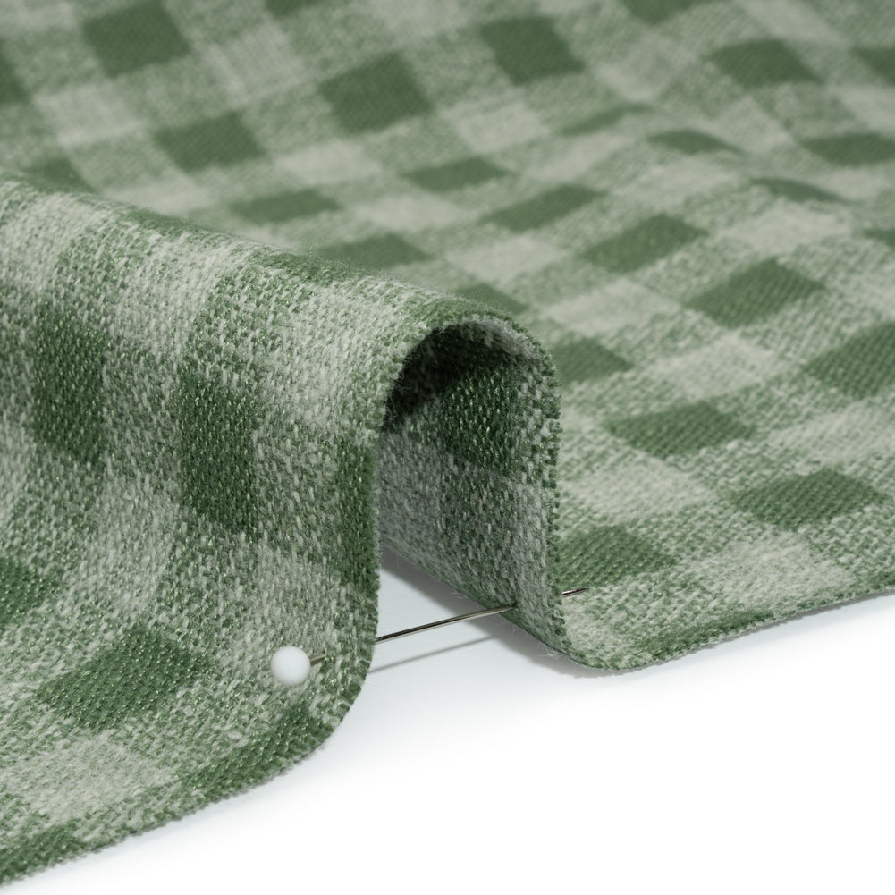 Drapery Woven - Bottle Green Gingham - British Imported - Joann Fabrics