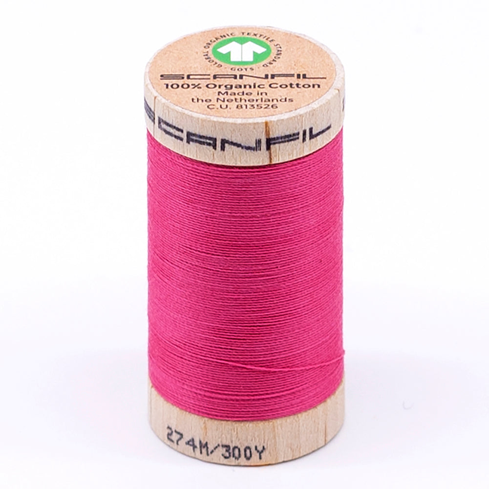 SCANFIL® 30wt Organic Pima Cotton Thread 300 yds - 4810 Pink Lemonade - Joann Fabrics
